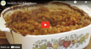 Healthify your baked beans.  This easy recipe shows step by step.